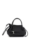 Tod's Black Handbag With Drawstring Closure And Adjustable Shoulder Strap