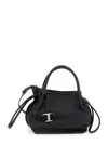 Tod's Black Handbag With Drawstring Closure And Adjustable Shoulder Strap