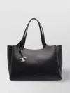 Tod's Calf Leather Double Handle Tote Bag