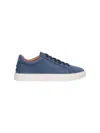 Tod's Sneakers In Nabuk Di Vitello In Blue