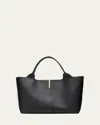 Tod's Top Handle Shoulder Bag With Metal Accent In Nero