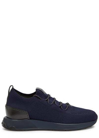 Tod's Tods Calzino Knit Sneakers In Blue