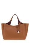 Tod's Camel Leather Mini Handbag In Brown