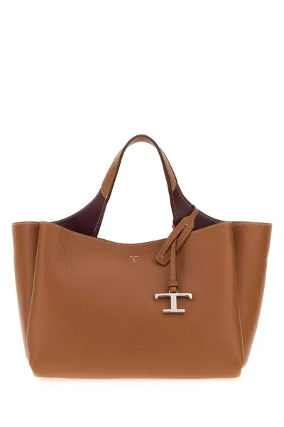 Tod's Camel Leather Mini Handbag