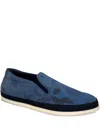 Tod's Camouflage-print Slip-on Loafers In Blue