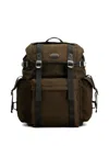 Tod's Canvas Backpack In Brown