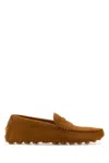 TOD'S CARAMEL CALF HAIR LOAFERS