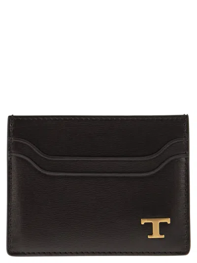Tod's Card Holder In Dark Brown