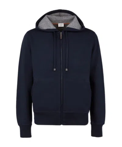 Tod's Cashmere-blend Jersey Jacket In Blue