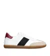 Tod's Cassetta Suede-trimmed Leather Sneakers In White