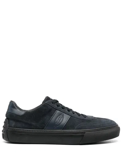 Tod's Sneakers Mit Logo-stempel In Blue