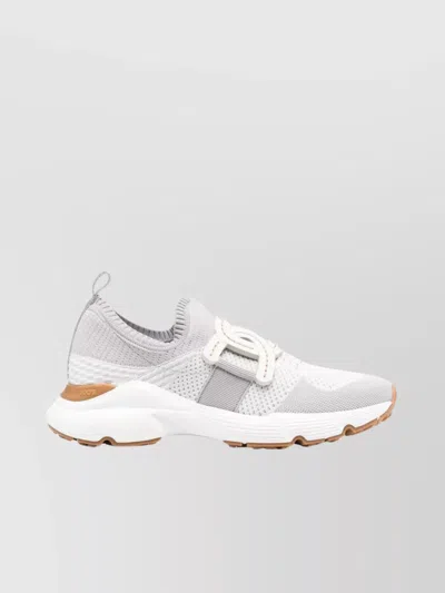 Tod's Chain Detail Knit Sneakers