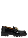 Tod's Chain Loafers In Black