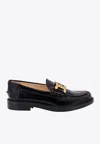 Tod's Tods Lthr Chnky T Logo Loafer In Black
