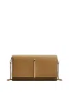 Tod's Chain-strap Leather Wallet In Brown