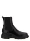 Tod's Chelsea Ankle Boots In Burgundy