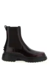 Tod's Chelsea Ankle Boots In Burgundy