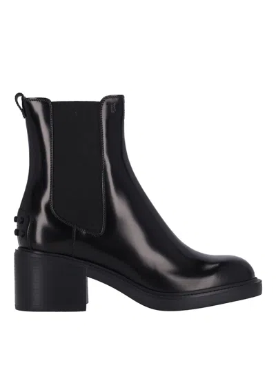 TOD'S BOTINES - NEGRO