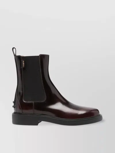 Tod's Chelsea Boots In Smooth Leather