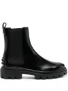 Tod's Tods Chelsea Boots Tods In Black Brushed Leather