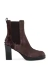 Tod's Tod`s Chic Leather Mini Ankle Boots In Multi