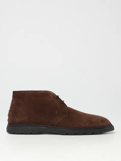 TOD'S CHUKKA BOOTS TOD'S MEN COLOR EARTH,416377074