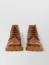 Tod's Lace-up Leather Ankle Boots