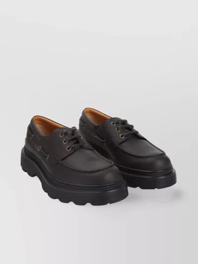 Tod's Chunky Sole Lace-up Shoes Front Piping