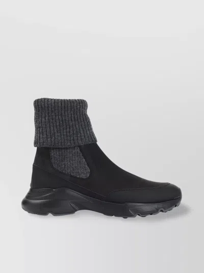 Tod's Chunky Sole Suede Leather Sneakers