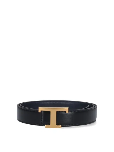 Tod's Reversible Belt In Black