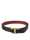 Tod's T Timeless Belts Multicolor In Black