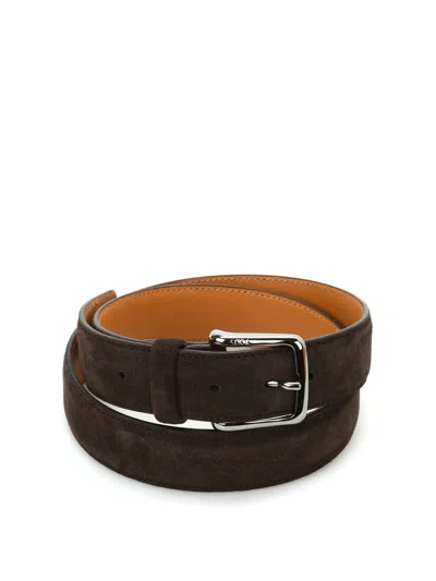 Tod's Cinturón Marrón Oscuro Para Hombre In Dark Brown