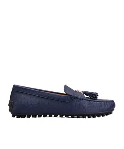 Tod's City Gommini Tassel Loafers In Black