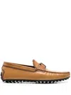 Tod's City Gommino Driving Shoes In Braun