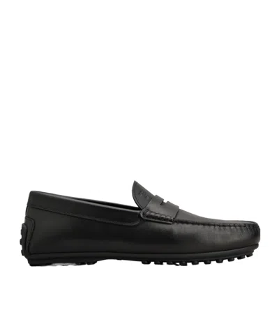 Tod's City Gommino Loafers In Black