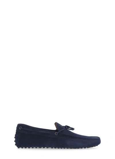 Tod's City Gommino Loafers In Blue
