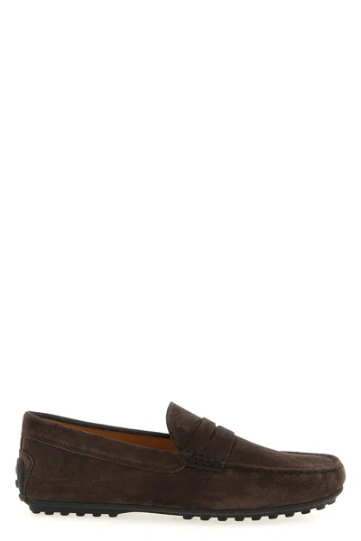 Tod's 'city Gommino' Loafers In Brown