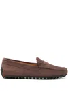 Tod's City Gommino Loafers In Brown