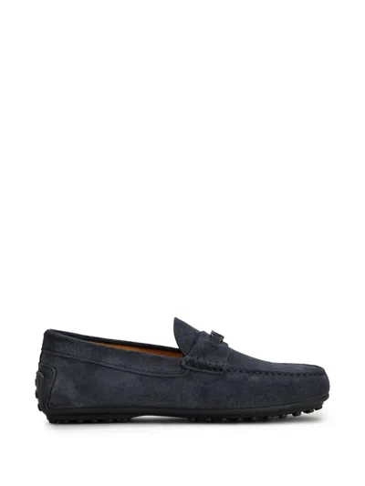 Tod's City Gommino Loafers In Suede In Multi