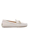 Tod's City Gommino Loafers In White