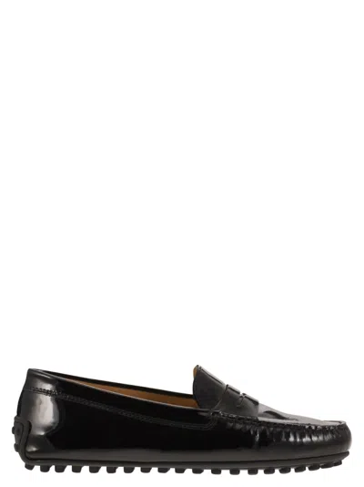 TOD'S CITY GOMMINO MOCCASIN IN GLOSSY LEATHER