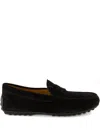 Tod's Round-toe Loafers In Black