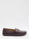 Tod's City Loafers In Red