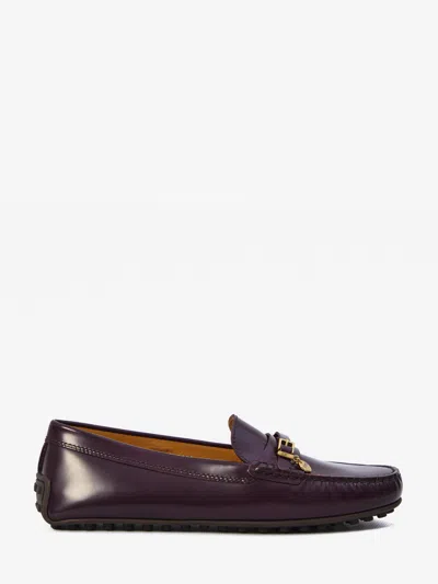 Tod's City Loafers In Red