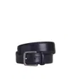 Tod's Classic Leather Belt In Black