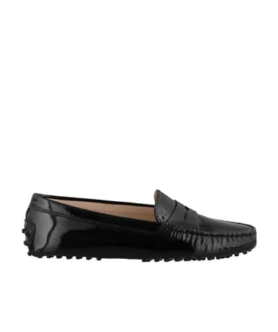 Tod's Classic Loafers In Black