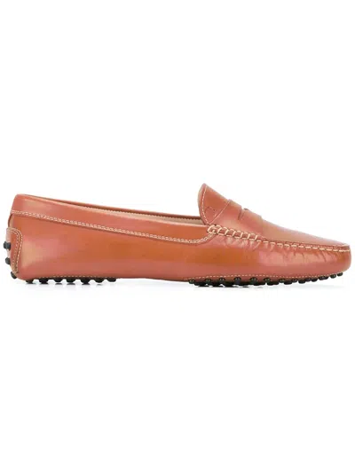 Tod's Classic Loafers In Brown