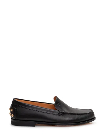 Tod's Tod`s Classic Moccasin Loafers In Black