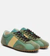 Tod's Classic Suede-trimmed Sneakers In Multi