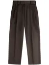 Tod's Straight-leg Tailored Trousers In Brown